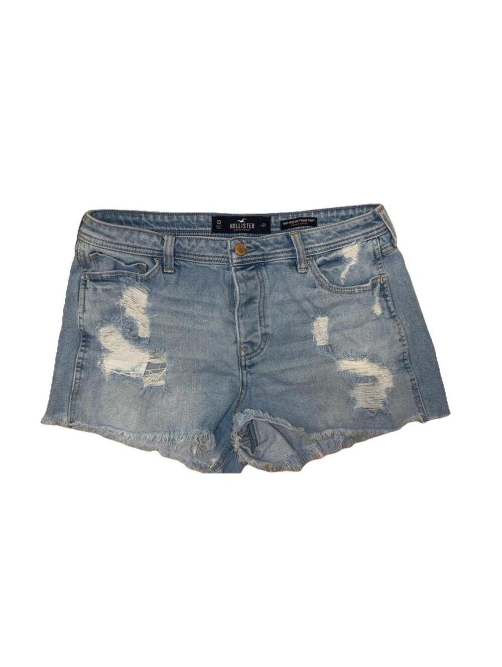 Hollister Blue Jean Shorts Women Size 13